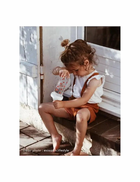 Biberon Coeurs 210 ml Le Biberon Français - Blossom Care