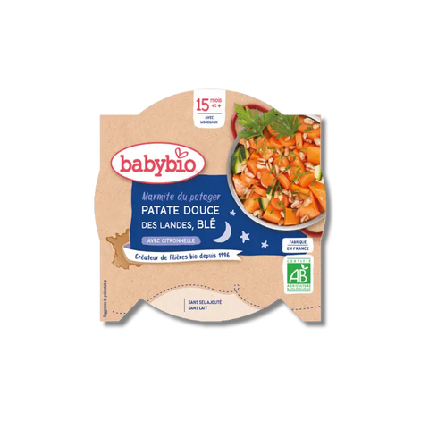 Patate Douce de notre ferme Blé 15 mois 260g Babybio - Blossom Care