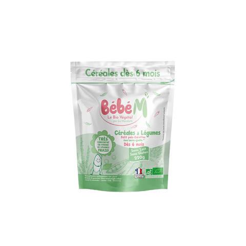 Céréales Légumes 6 mois 220g Bébé M La Mandorle
