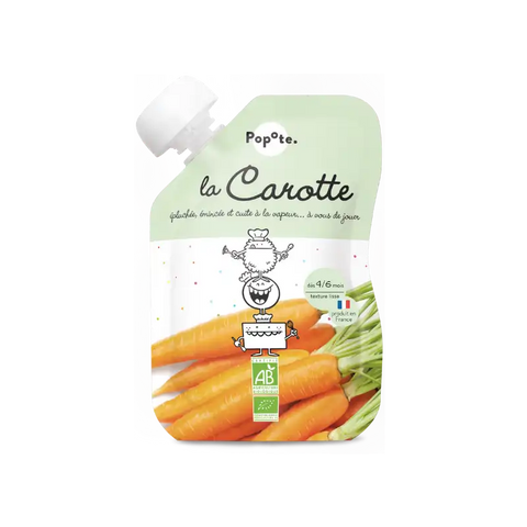 La Carotte Bio 4 mois 120g Popote - Blossom Care