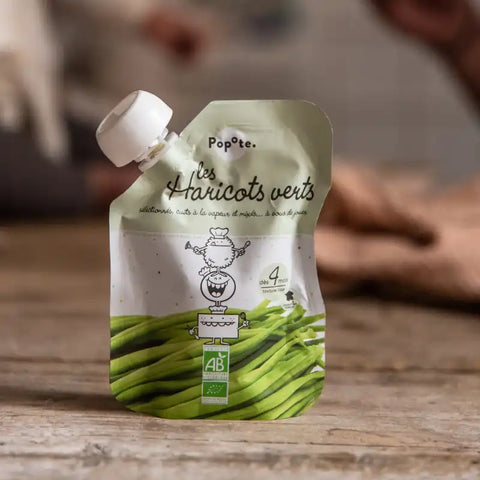 Les Haricots Verts Bio 4/6 mois 120g Popote - Blossom Care