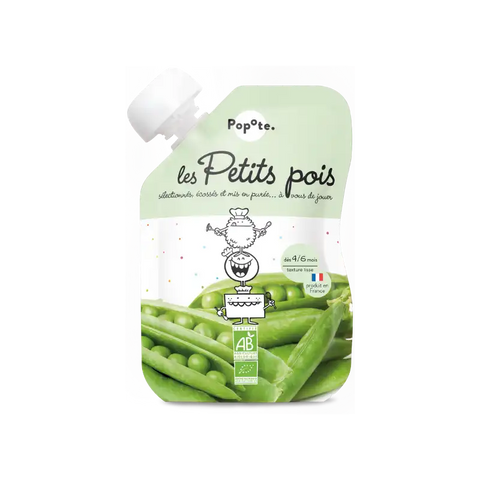 Les Petit Pois Bio 4/6 mois 120g Popote - Blossom Care