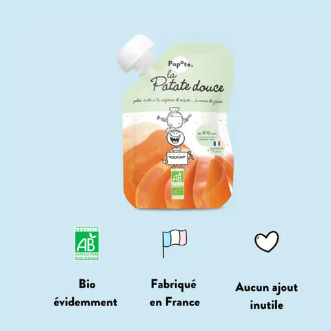La Patate Douce 4/6 mois 120g Popote - Blossom Care