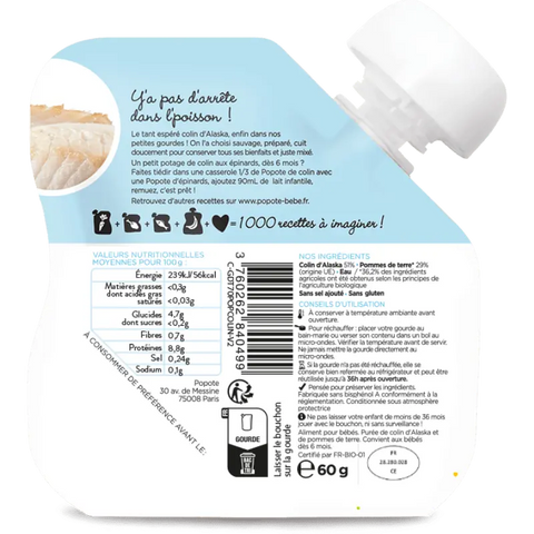 Le Colin 4/6 mois 60g Popote - Blossom Care