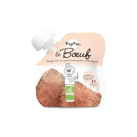 Le Boeuf Bio 4/6 mois 60g Popote - Blossom Care