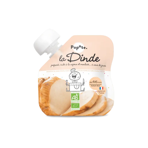 La Dinde Bio 4/6 mois 60g Popote - Blossom Care