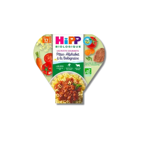 PĂątes Alphabet Bolognaise 12 mois 230g HiPP - Blossom Care