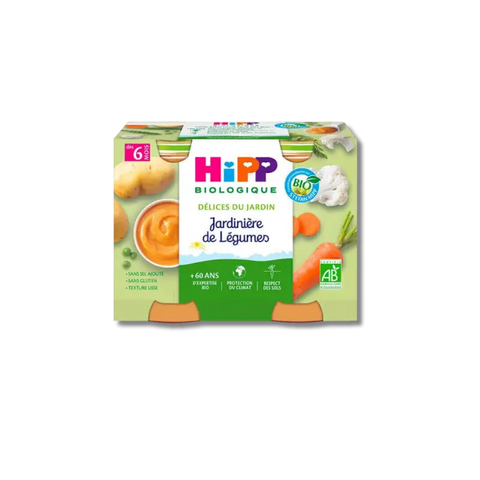 Jardinière de Légumes 6 mois 2x190g HiPP - Blossom Care