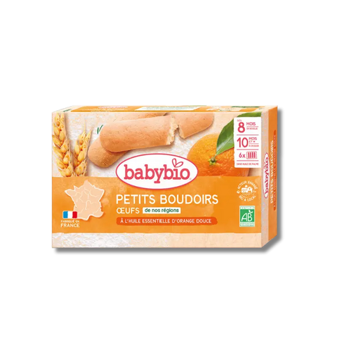 Boudoirs Ă l'huile essentielle d'Orange 8 mois 120 g Babybio - Blossom Care