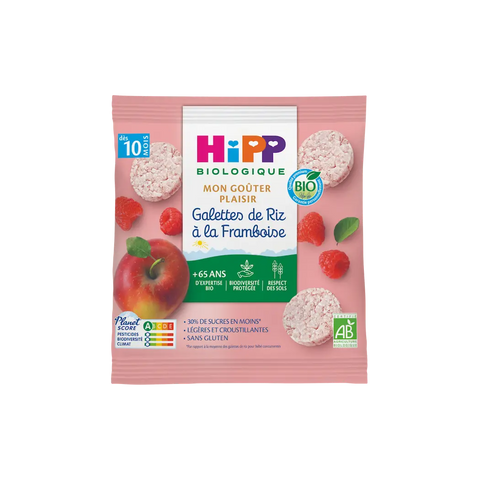 Galettes de Riz à la Framboise 10 mois 30g HiPP - Blossom Care