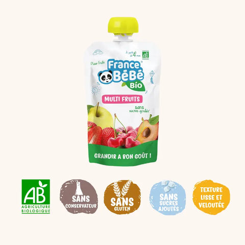 Multifruits 4 mois 100g France Bébé - Blossom Care