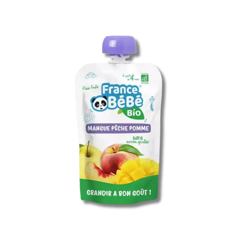 Mangue Pêche Pomme 4 mois 100g France Bébé - Blossom Care