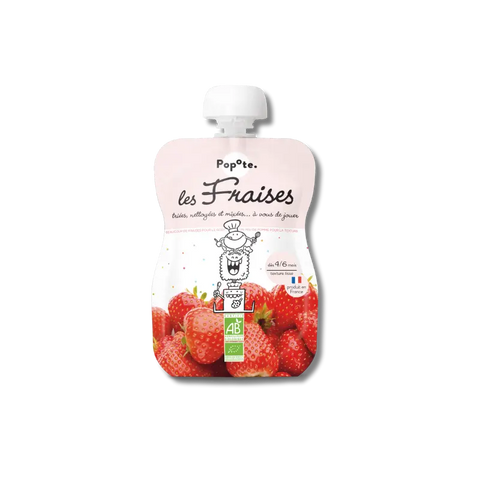 Les Fraises Bio 4/6 mois 120g Popote - Blossom Care