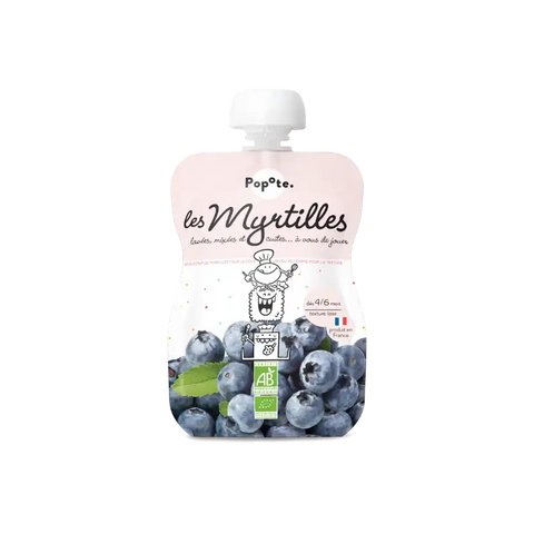 La Myrtille Bio 4/6 mois 120g Popote - Blossom Care