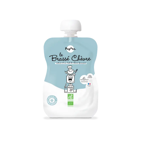 Le Brassé Nature Chèvre 6 mois 100g Popote - Blossom Care