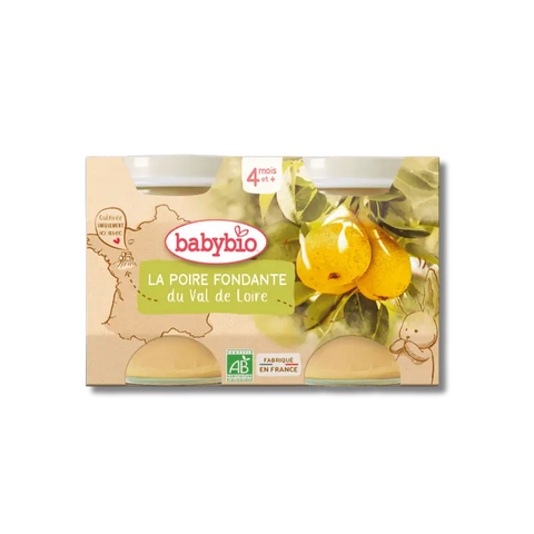 Poire Xénia du Val de Loire 4 mois 2x130g Babybio - Blossom Care
