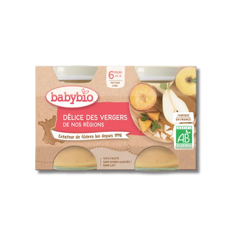Délice des Vergers 6 mois 2x130g Babybio - Blossom Care