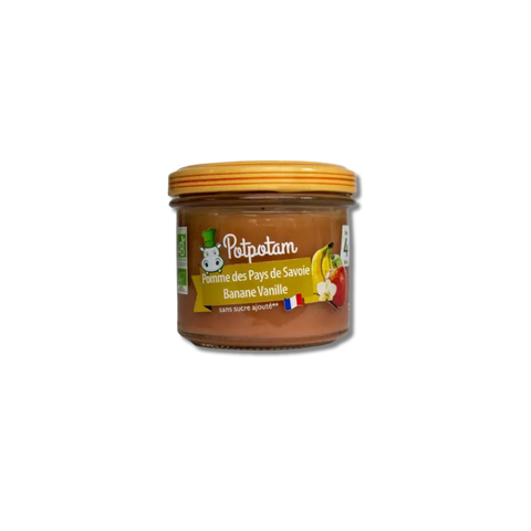 Pomme Banane vanillée BIO 4 mois 100g Potpotam - Blossom Care
