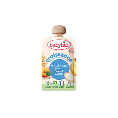 Brassé Croissance Abricot Banane Avoine 6 mois 100g Babybio - Blossom Care