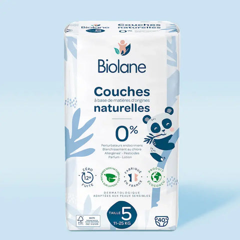 Couches Écologiques Biolane – Tailles T1 à T5