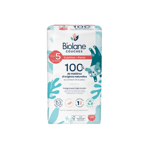 Couches-Culottes Écologiques Biolane – Tailles T4 à T6 - Blossom Care