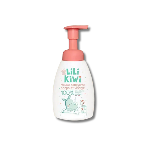 Mousse nettoyante corps et visage LiliKiwi 250 ml