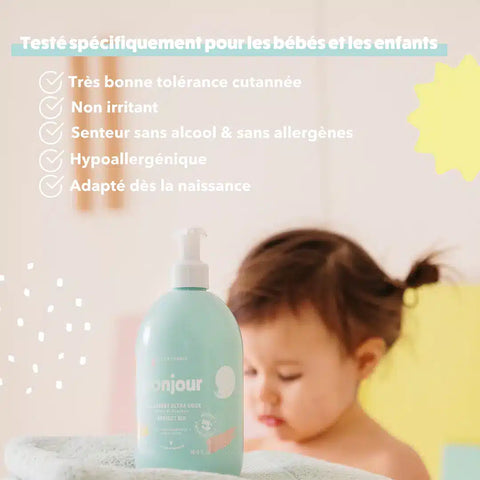 Gel lavant corps et cheveux 500 ml Monjour - Blossom Care