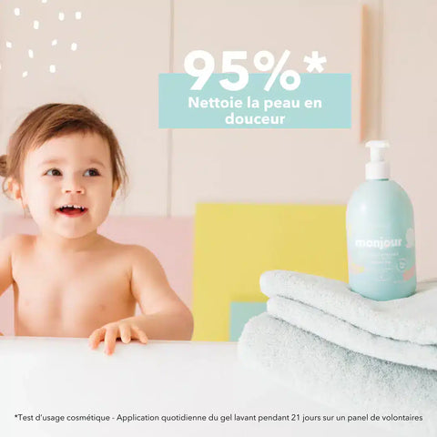 Gel lavant corps et cheveux 500 ml Monjour - Blossom Care