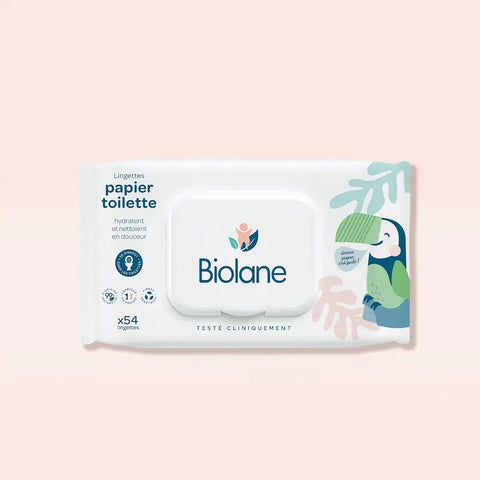 Lingettes papier toilette x54 Biolane - Blossom Care