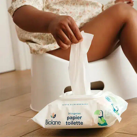 Lingettes papier toilette x54 Biolane - Blossom Care