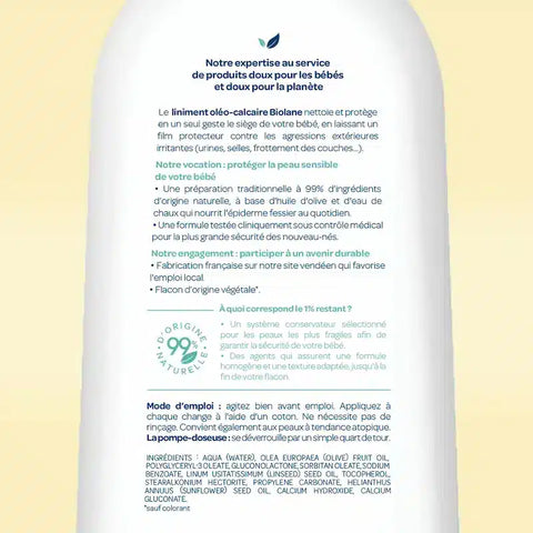 Liniment oléo-calcaire Biolane