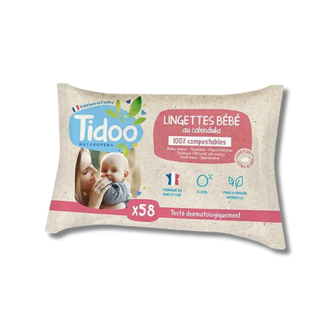 Lingettes parfum calendua Tidoo x58