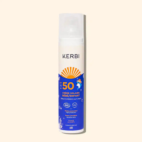 Crème solaire SPF50 Bébé-Enfant Kerbi