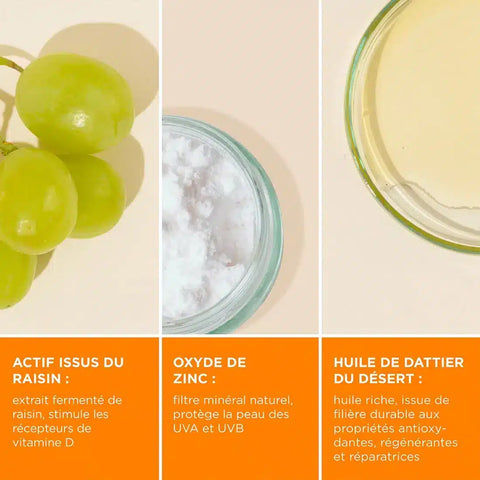 Crème lait solaire adulte SPF50 Kerbi - Blossom Care