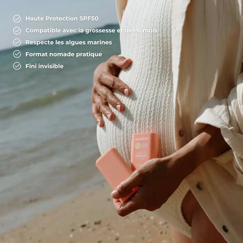 Stick solaire invisible SPF50 20g Monjour - Blossom Care