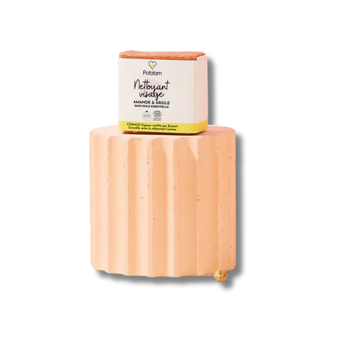 Nettoyant Visage Amande douce Argile rouge 30g Pototam