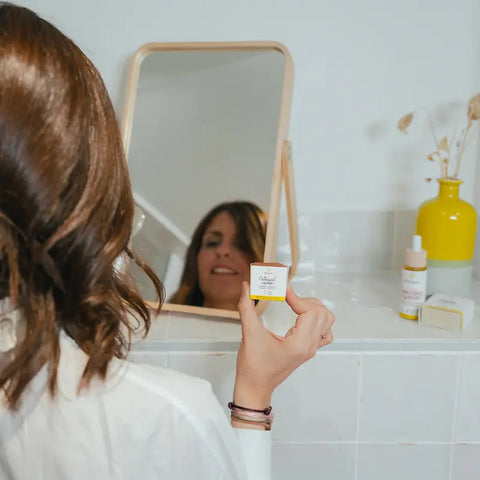 Nettoyant Visage Amande douce Argile rouge 30g Pototam - Blossom Care