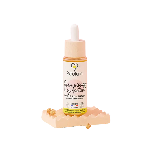 Soin Hydratant Visage Vanille et Calendula 30ml Pototam - Blossom Care