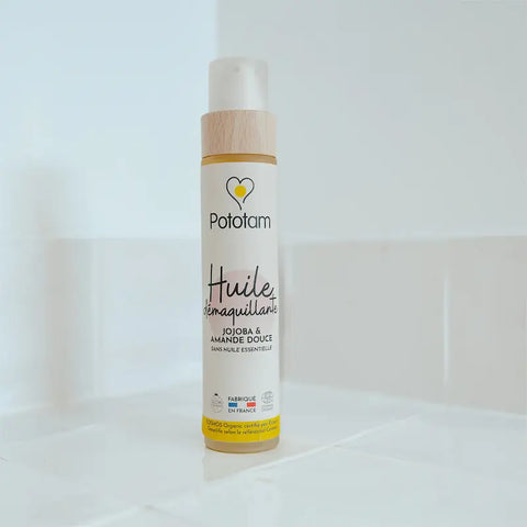 Huile Démaquillante Jojoba Amande douce 100 ml Pototam - Blossom Care