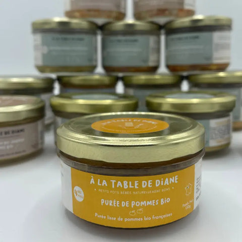 Purée de pommes BIO 130g - A La Table de Diane - Blossom Care