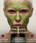 Complément alimentaire Powerfull Matcha Isis Superfood en poudre, favorise vitalité et concentration, présenté dans un sachet.