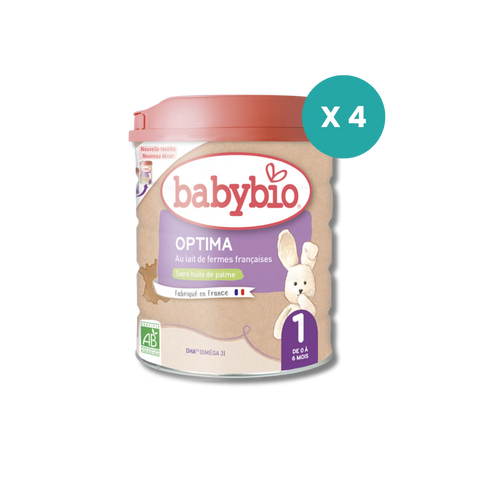Lait Optima 1 Babybio – Abonnement Lot de 4 x 800g