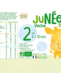 Lait Vache 2ème âge 6 à 12 mois 800g Junéo - Blossom Care