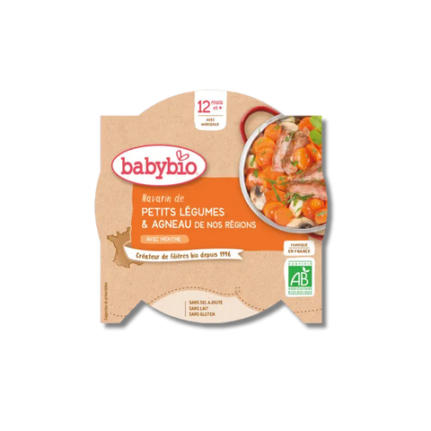 Navarin de petits Légumes Agneau Menthe 12 mois 230g Babybio - Blossom Care