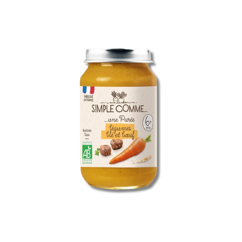Légumes Blé Boeuf 6 mois 190g Simple Comme - Blossom Care