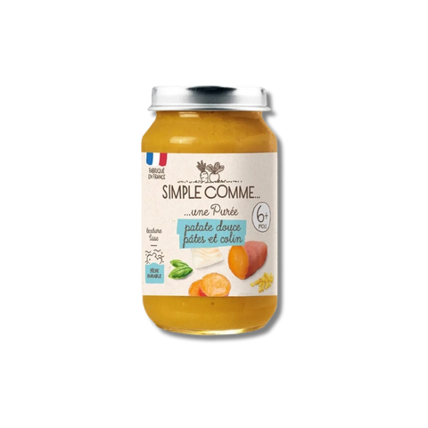 Patate douce Pâtes Colin 6 mois 190g Simple Comme - Blossom Care