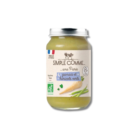 Bonne Nuit Panais Haricot Vert 8 mois 200g Simple Comme - Blossom Care