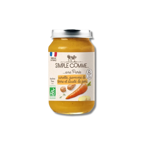 Carotte sauté de Porc 8 mois 200g Simple Comme - Blossom Care