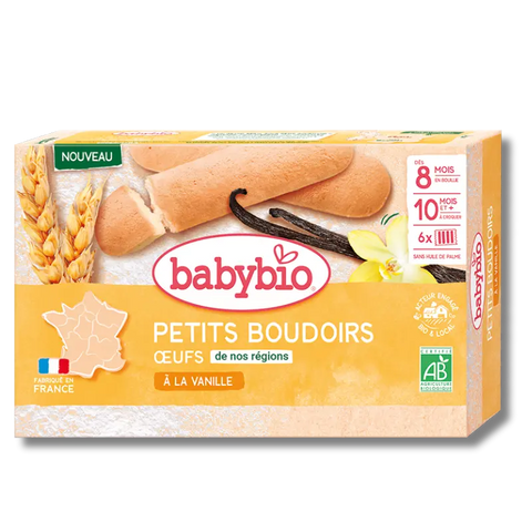 Petits Boudoirs à la Vanille 8 mois 120 g Babybio - Blossom Care