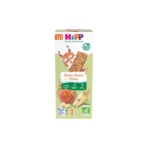 Barres Avoine Pêches 12 mois 5x20 HiPP